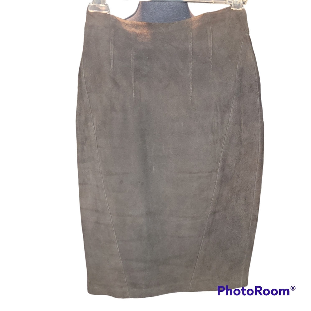 2 piece Suede Jacket and Skirt set